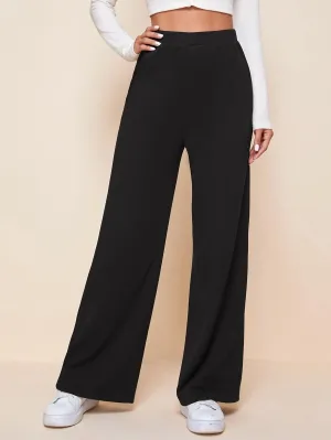 High Waist Wide Leg Pants
